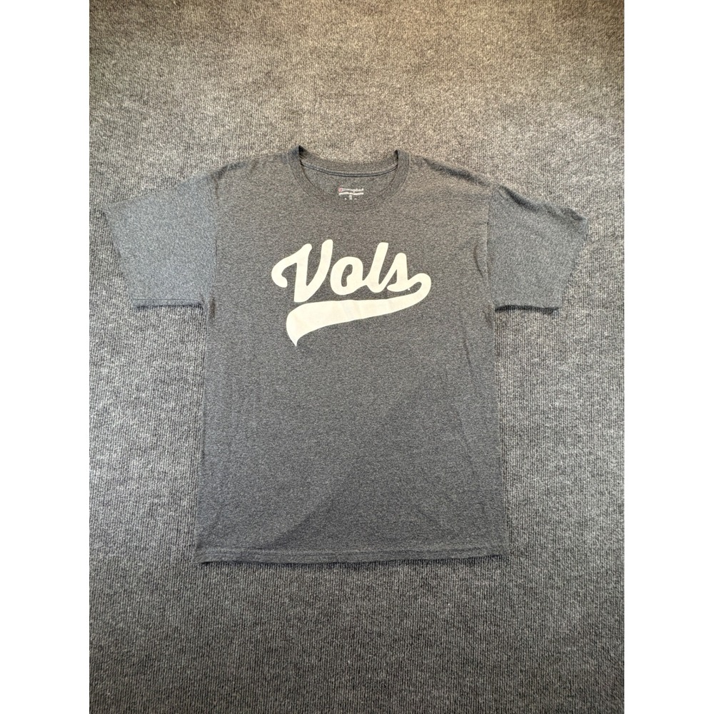 Champion Mens Vols Tennessee Volunteers Graphic T-Shirt Heather Grey Medium